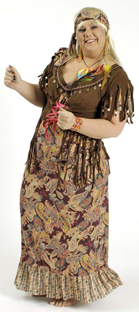 das-kost-mland-hippie-retro-kost-m-sunny-damen-gr-44-50 image 3