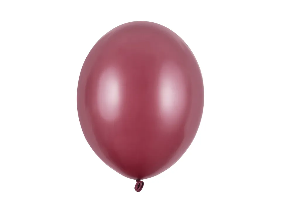 das-kost-mland-uni-metallic-luftballons-kastanienbraun-100er-30cm image 1