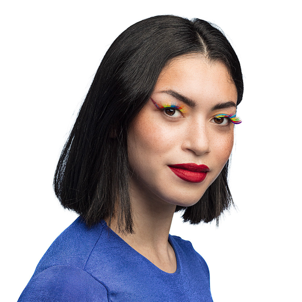 das-kost-mland-dekorationen-wimpern-xl-regenbogenfarben image 3