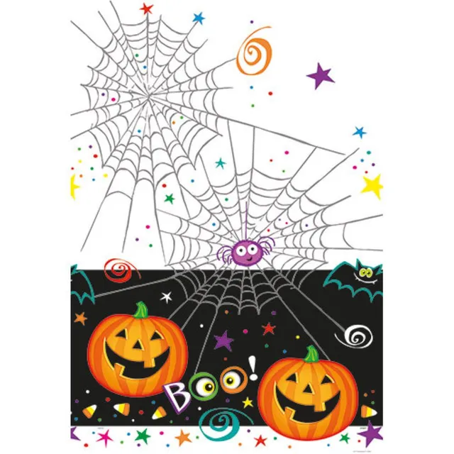 das-kost-mland-dekorationen-tischdecke-pvc-pumpkin-pals-137x213cm image 1