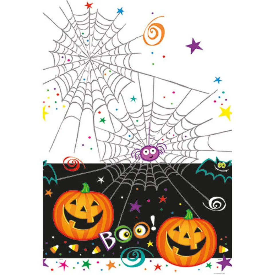 das-kost-mland-dekorationen-tischdecke-pvc-pumpkin-pals-137x213cm image 1