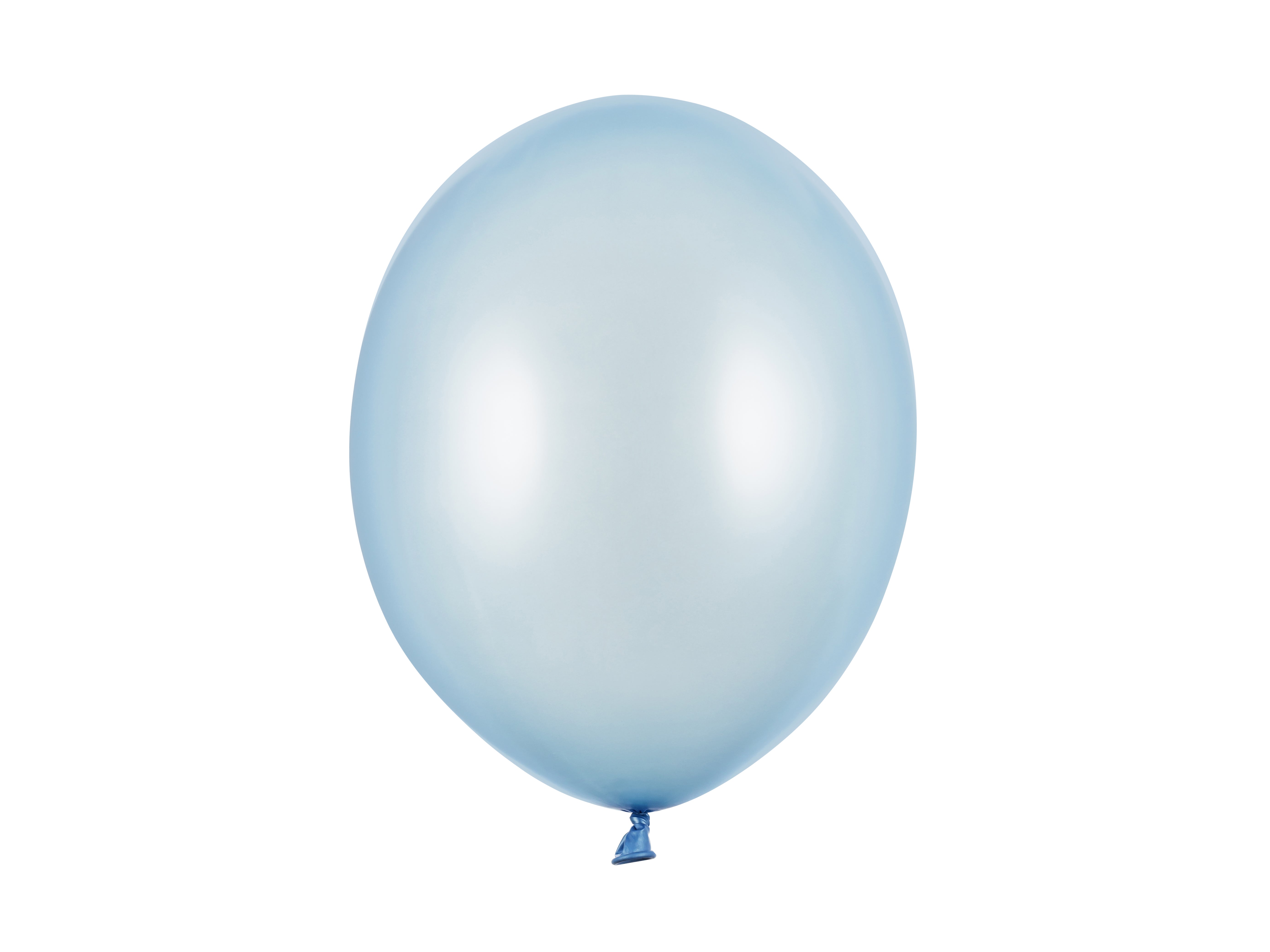 das-kost-mland-deko-luftballon-uni-metallic-30cm-hellblau-100st image 1