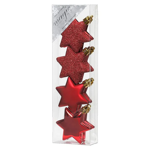 inge-glas-weihnachtssterne-rot-6-cm-8-st-ck-kunststoff image 1
