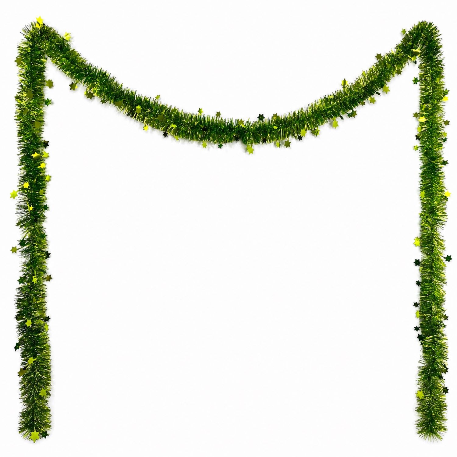 das-kost-mland-dekorationen-girlande-lametta-3m-blau-glanz image 4
