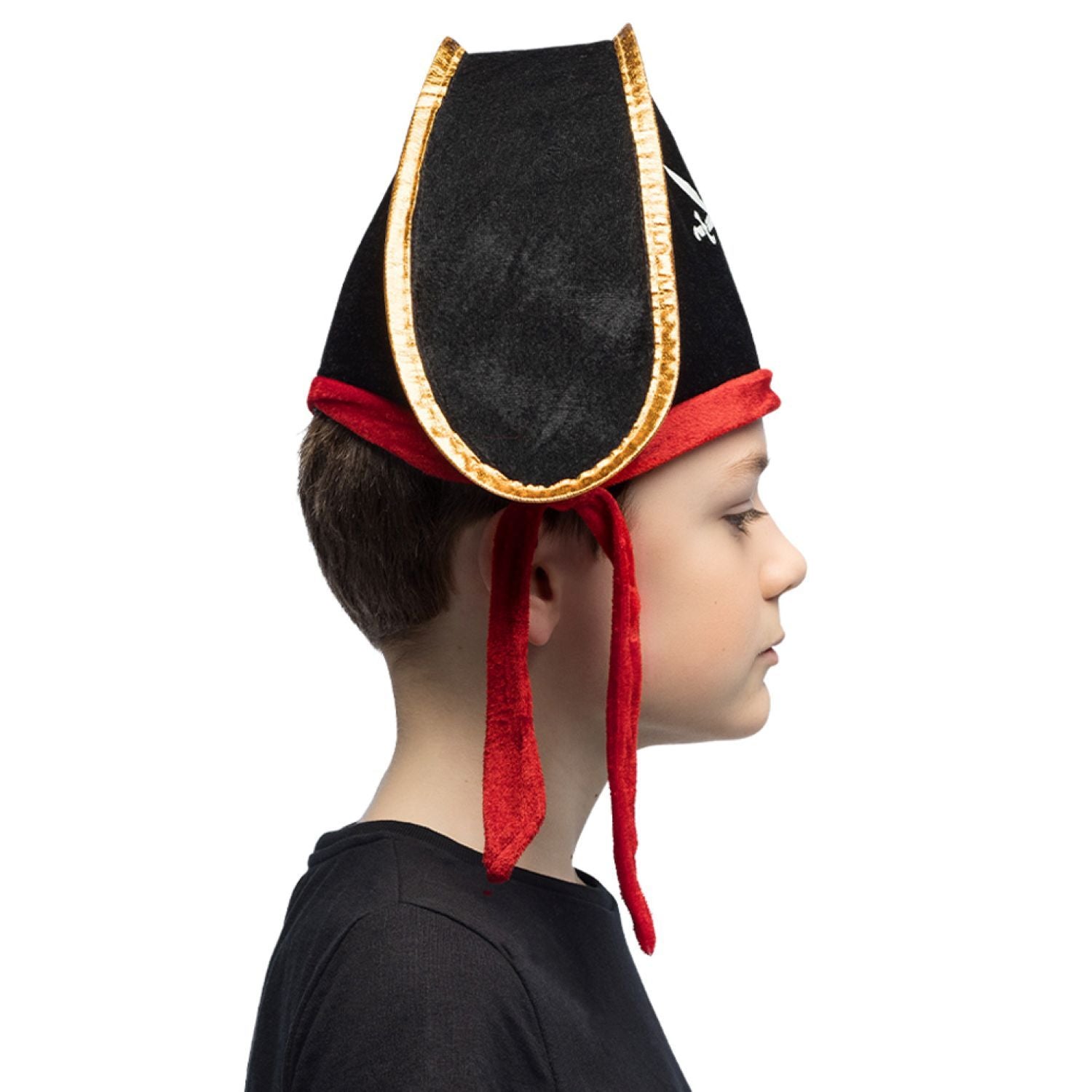 das-kost-mland-blake-piratenhut-kinder-schwarz-totenkopf image 4