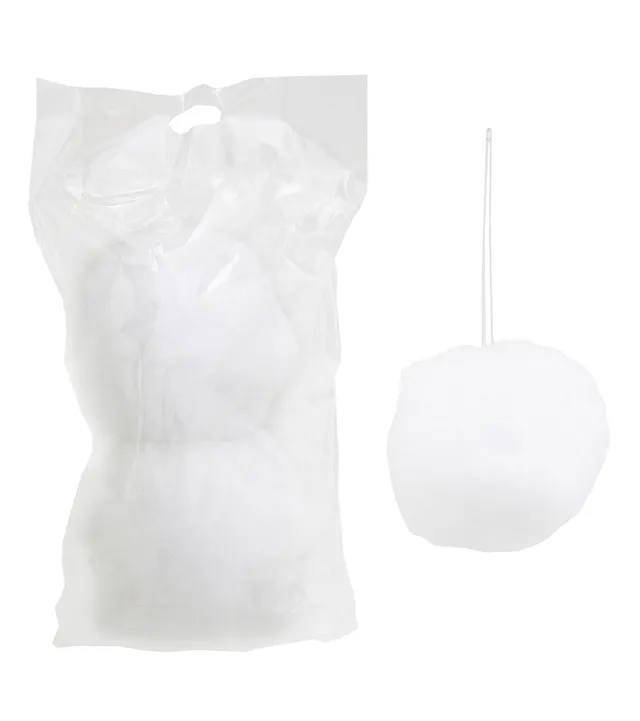 das-kost-mland-dekorationen-schneeball-deko-2er-set-12cm-wei image 1
