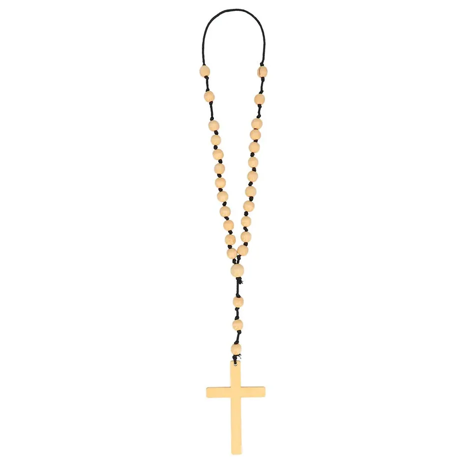 boland-rosenkranz-halskette-kreuz-braun-m-nch-accessoire image 1