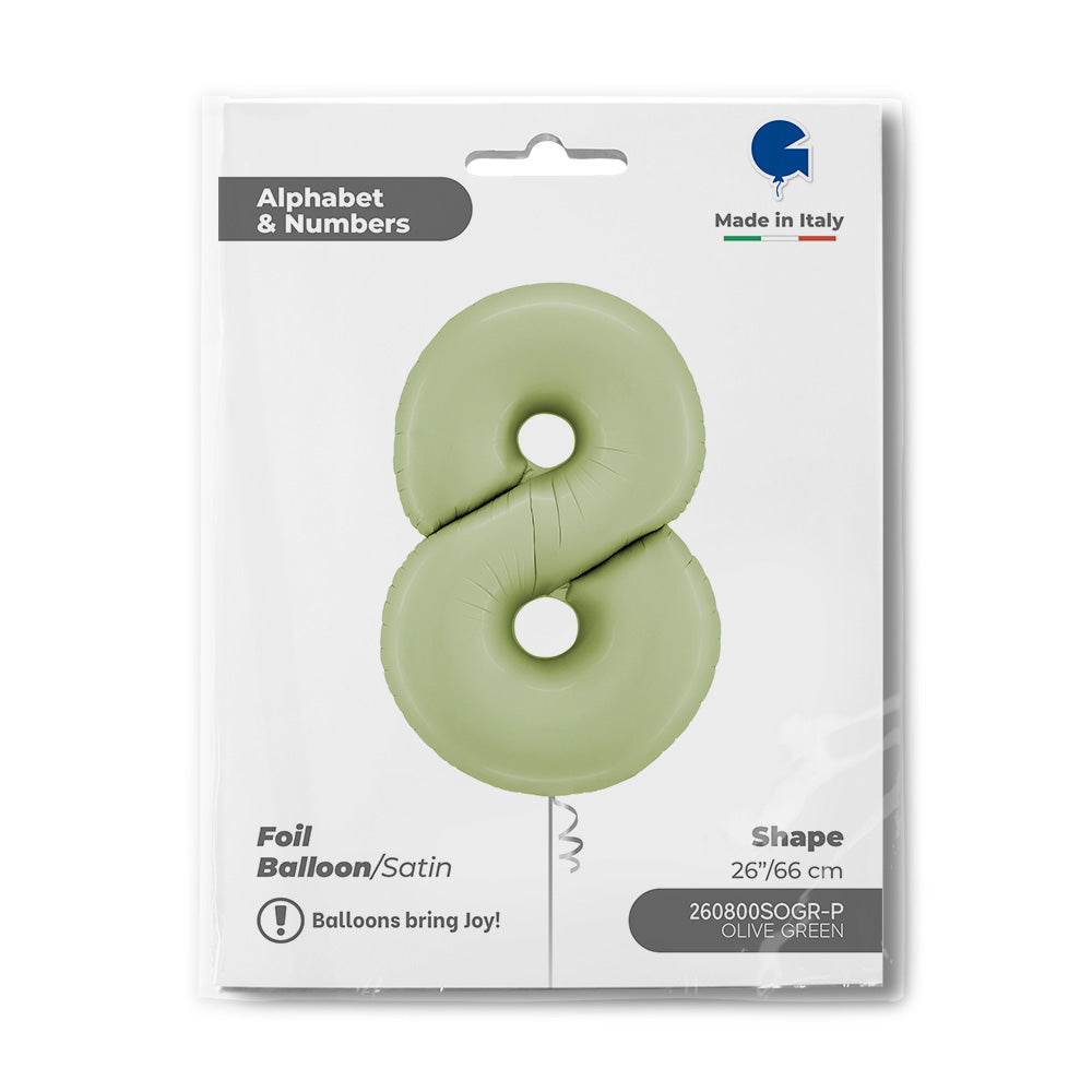 grabo-riesenzahl-folienballon-26-66cm-satin-olive-zahl-8 image 2