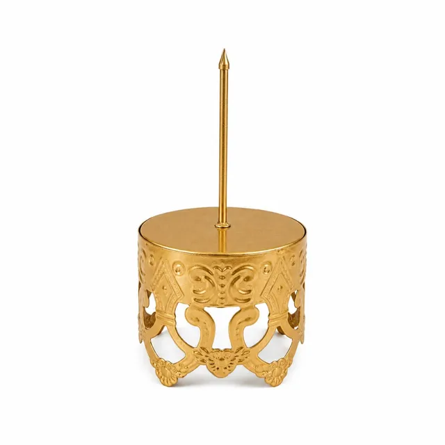 weihnachtsdekoration-adventskranz-kerzenhalter-7-5x15-cm-gold image 1