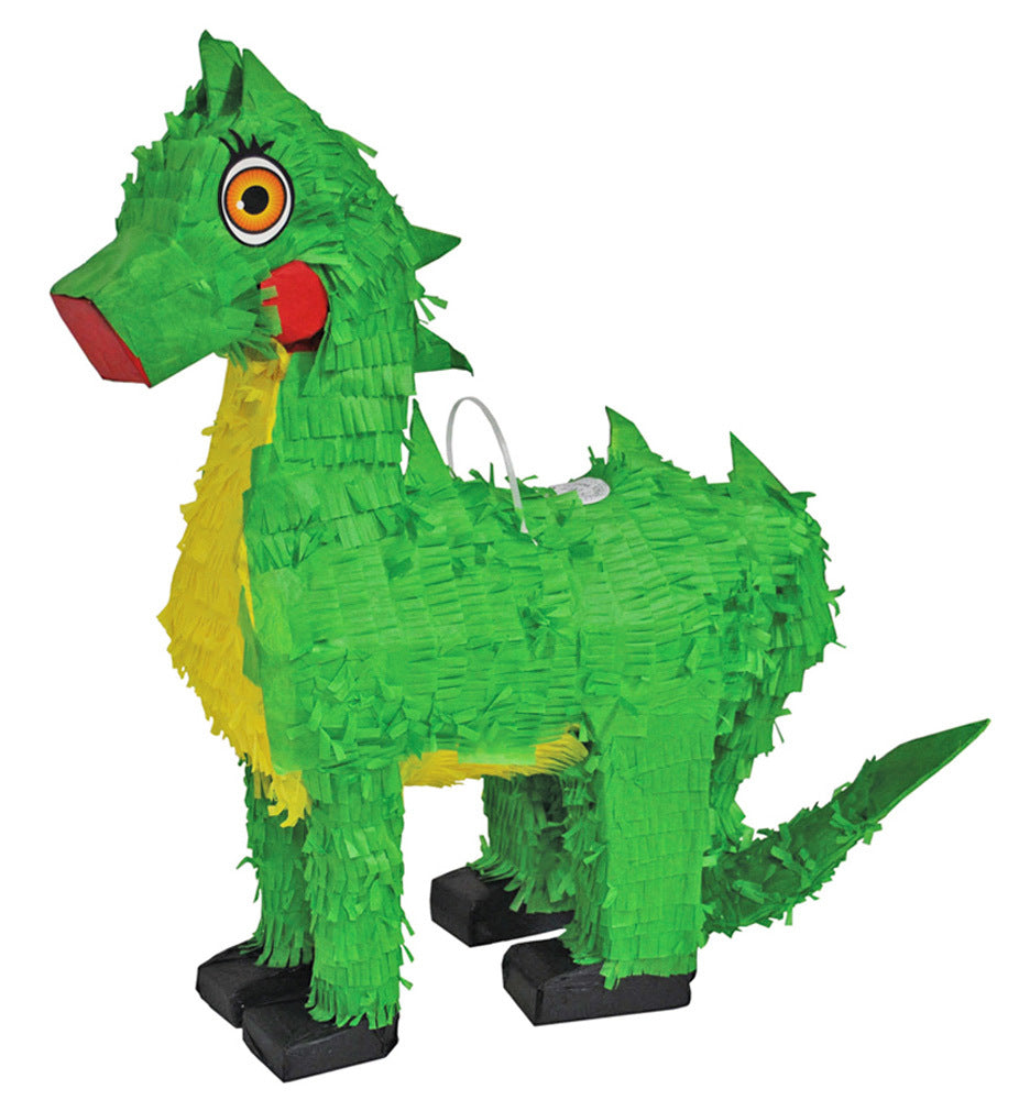 das-kost-mland-pinata-gr-ner-drache-pinata-45x18x48cm image 2