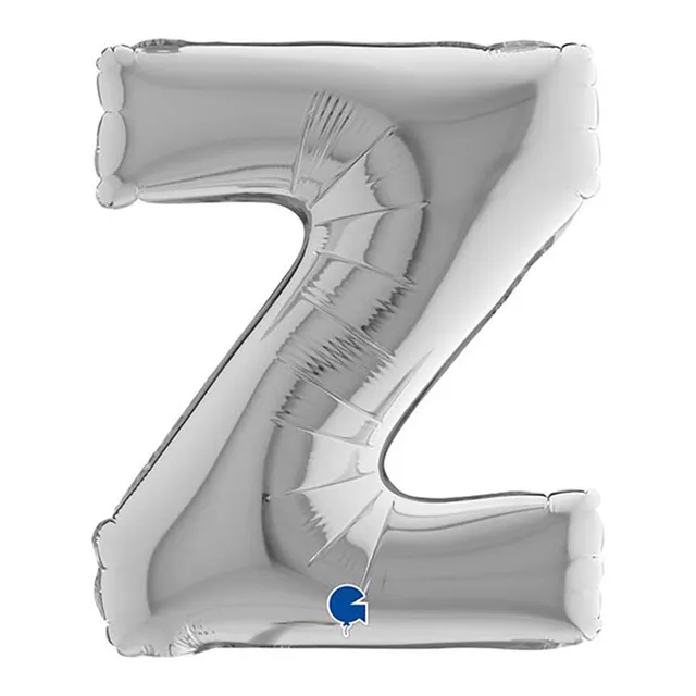 grabo-buchstaben-folienballon-silber-z-36-cm-luftbef-llung image 1