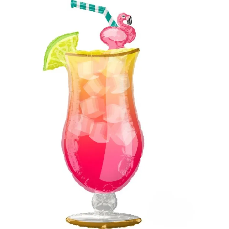 das-kost-mland-flamingo-cocktail-folienballon-50x104cm image 1