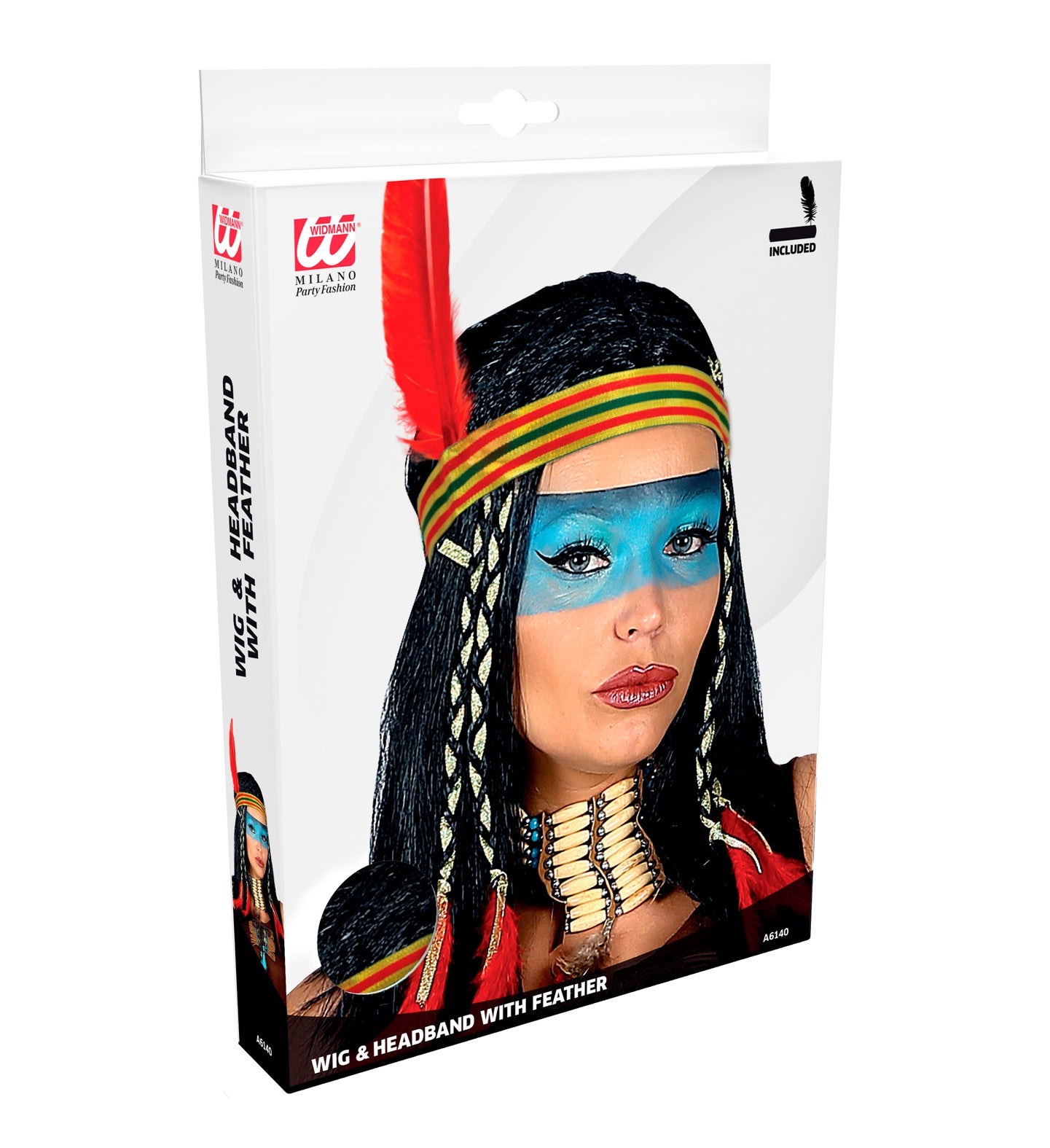 das-kost-mland-cheyenne-per-cke-indianerin-schwarz-damen image 2