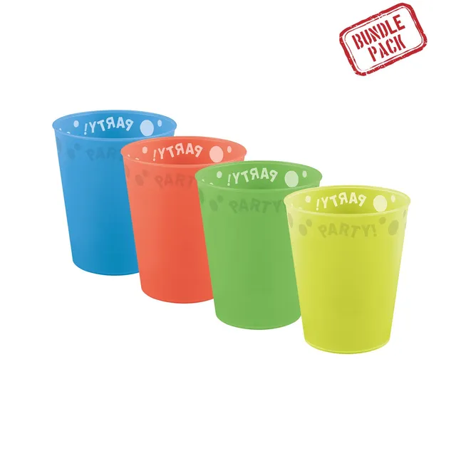 das-kost-mland-dekorationen-mehrweg-becher-250ml-4stk-multicolor image 1