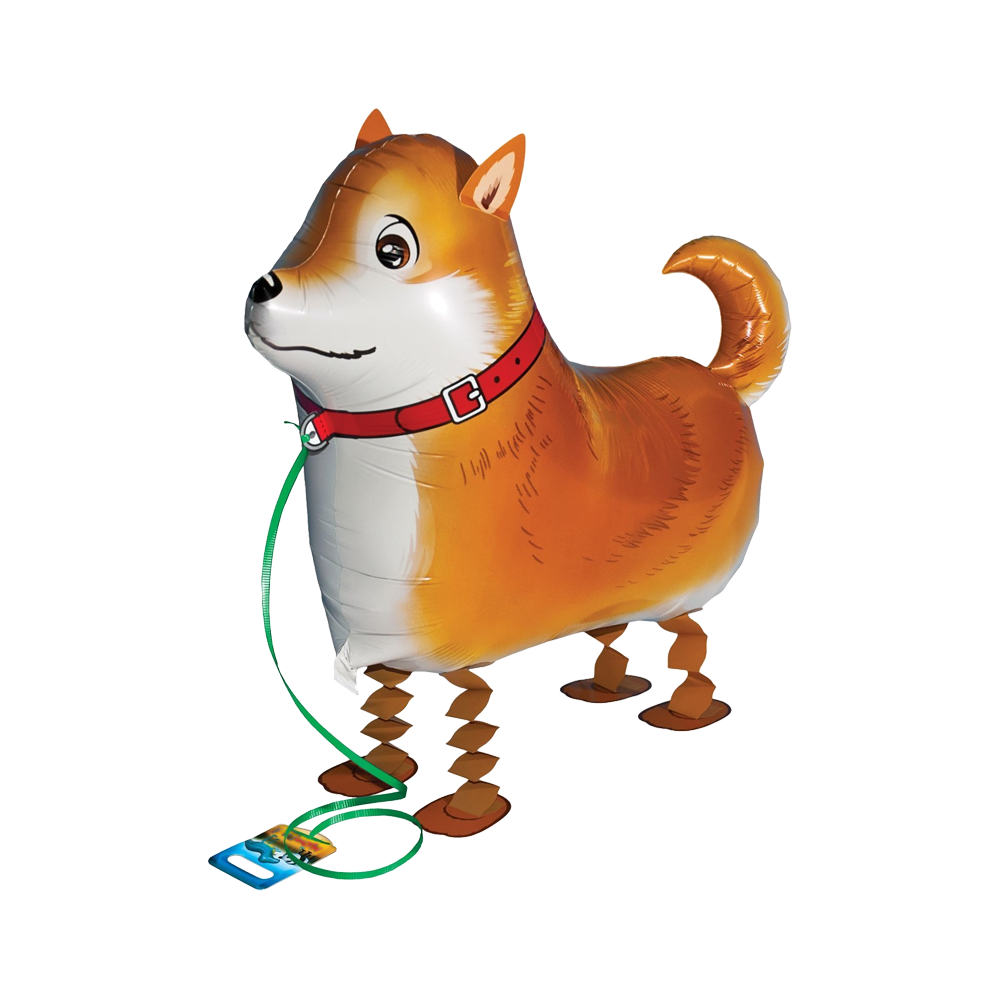 das-kost-mland-dekorationen-airwalker-folienballon-shiba-inu-57cm image 1
