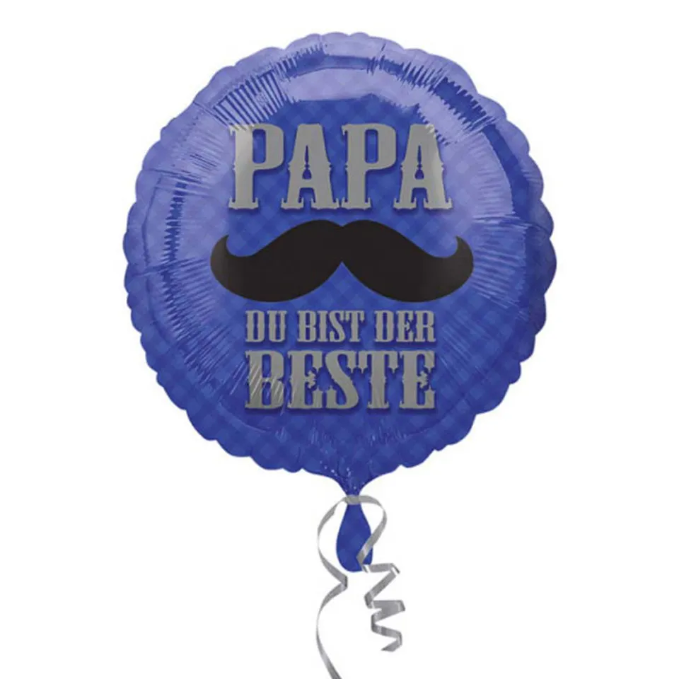das-kost-mland-papa-du-bist-der-beste-folienballon-45-cm image 1