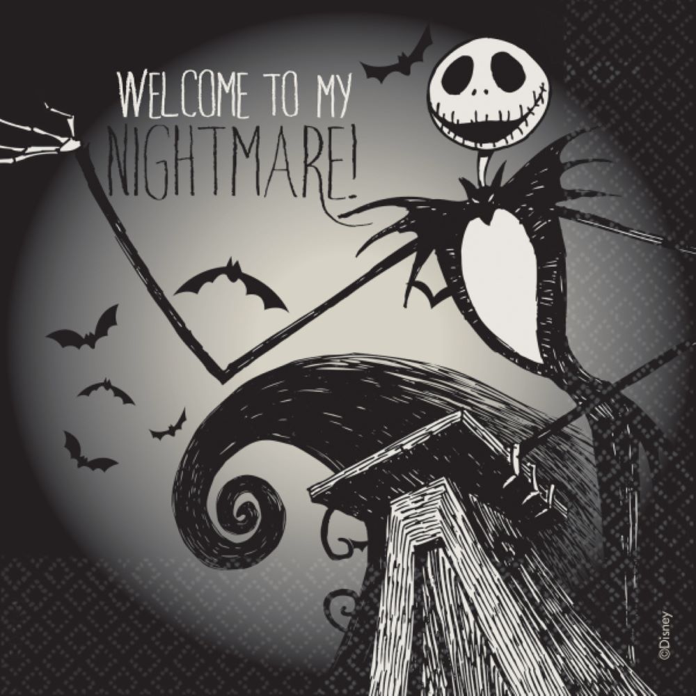 das-kost-mland-dekorationen-servietten-nightmare-16-stk-33x33 image 2
