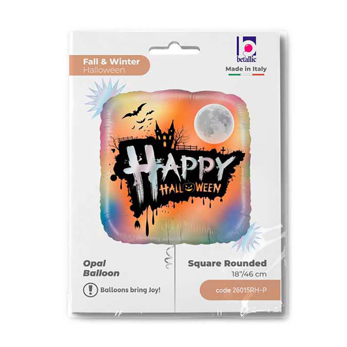 das-kost-mland-folienballon-happy-halloween-46-cm-quadrat image 2