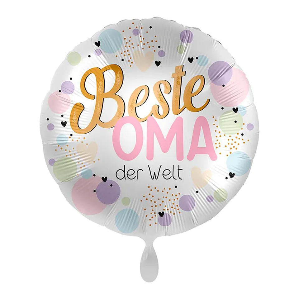 das-kost-mland-dekorationen-beste-oma-der-welt-folienballon-43cm image 1
