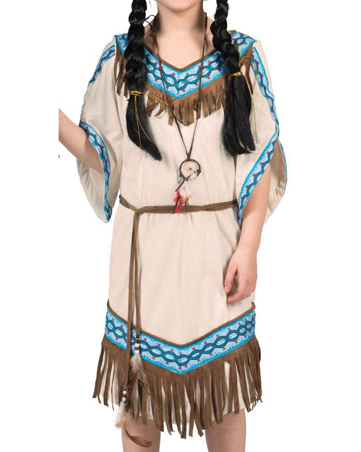 das-kost-mland-thundering-teepee-indianerin-kost-m-gr-116-beige image 2