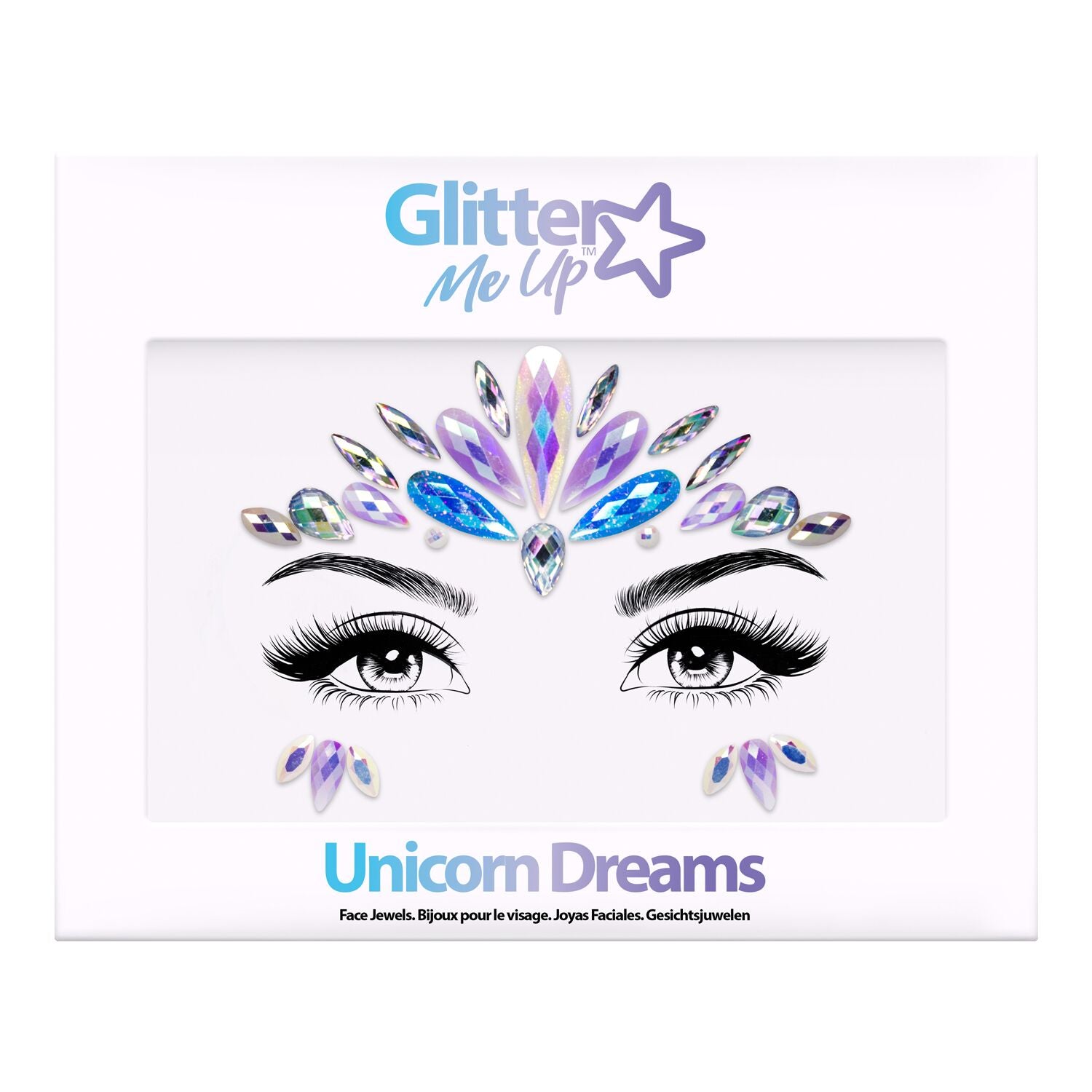 face-jewels-unicorn-dreams-glitzersteine-selbstklebend image 2