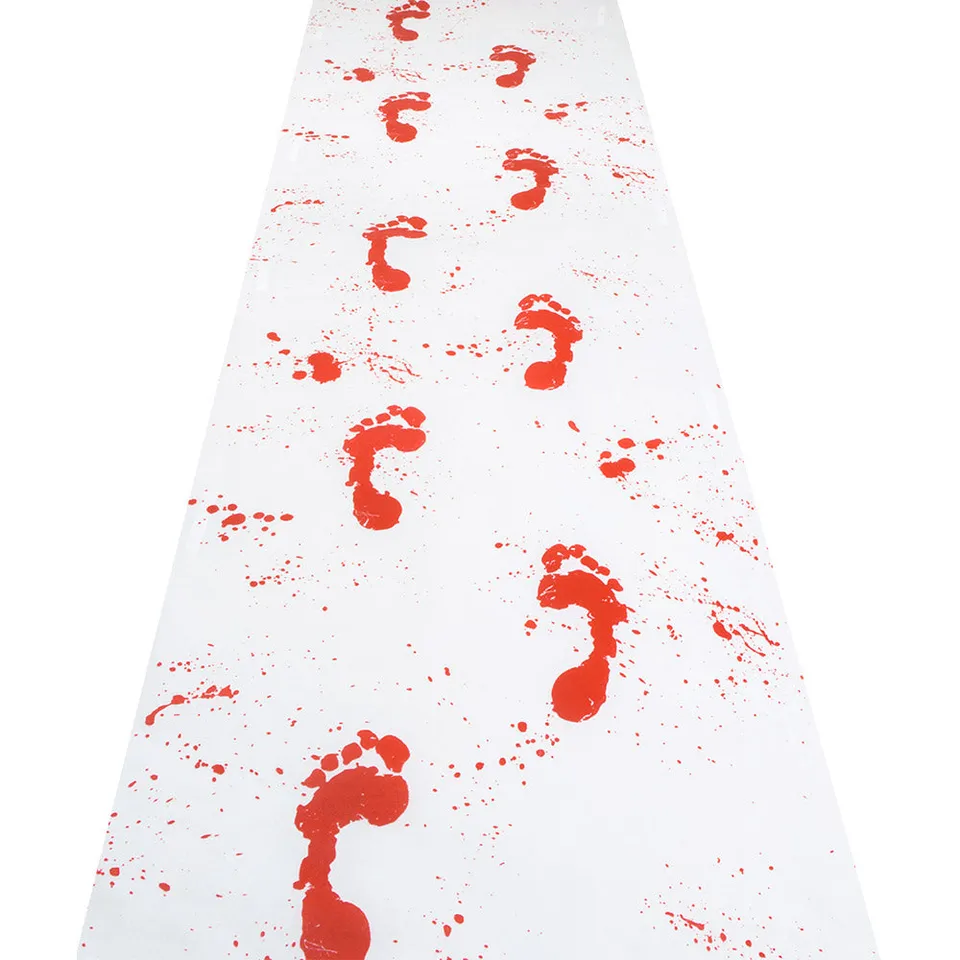 das-kost-mland-halloween-teppich-blutige-fu-spuren image 1