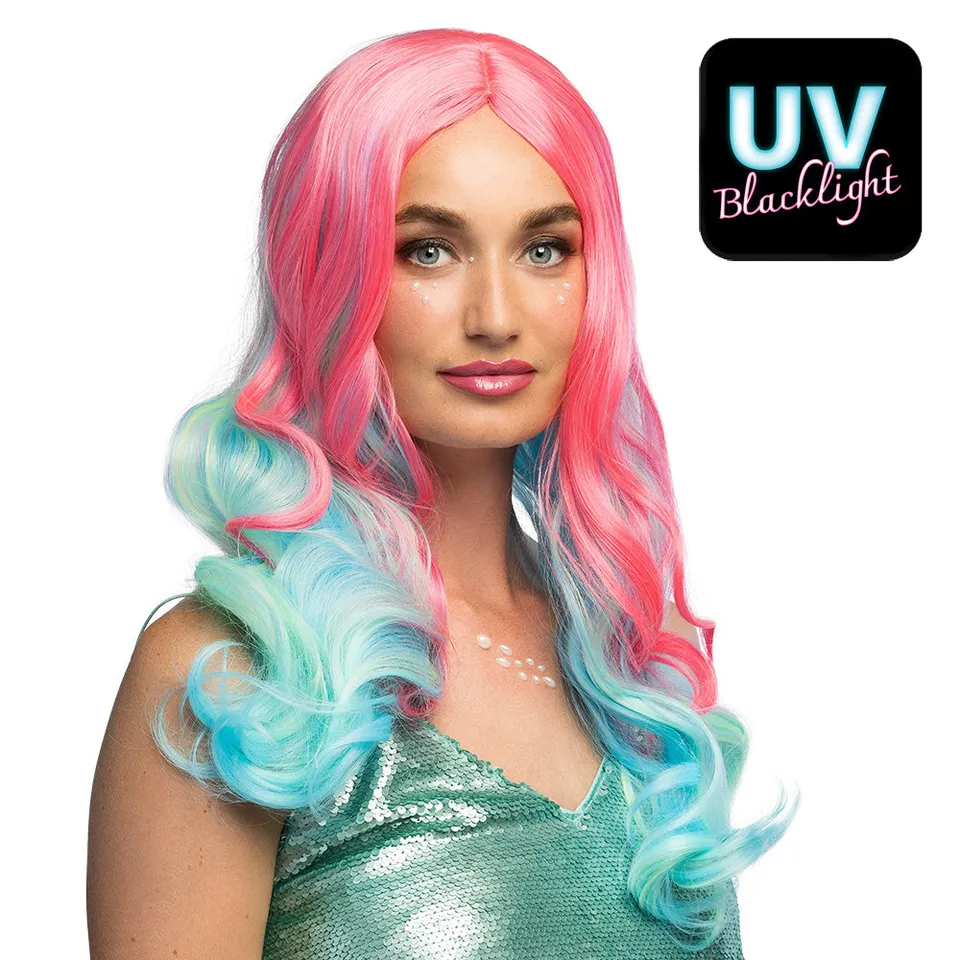 das-kost-mland-accessoires-per-cke-nixie-damen-pink-t-rkis-mermaid image 1