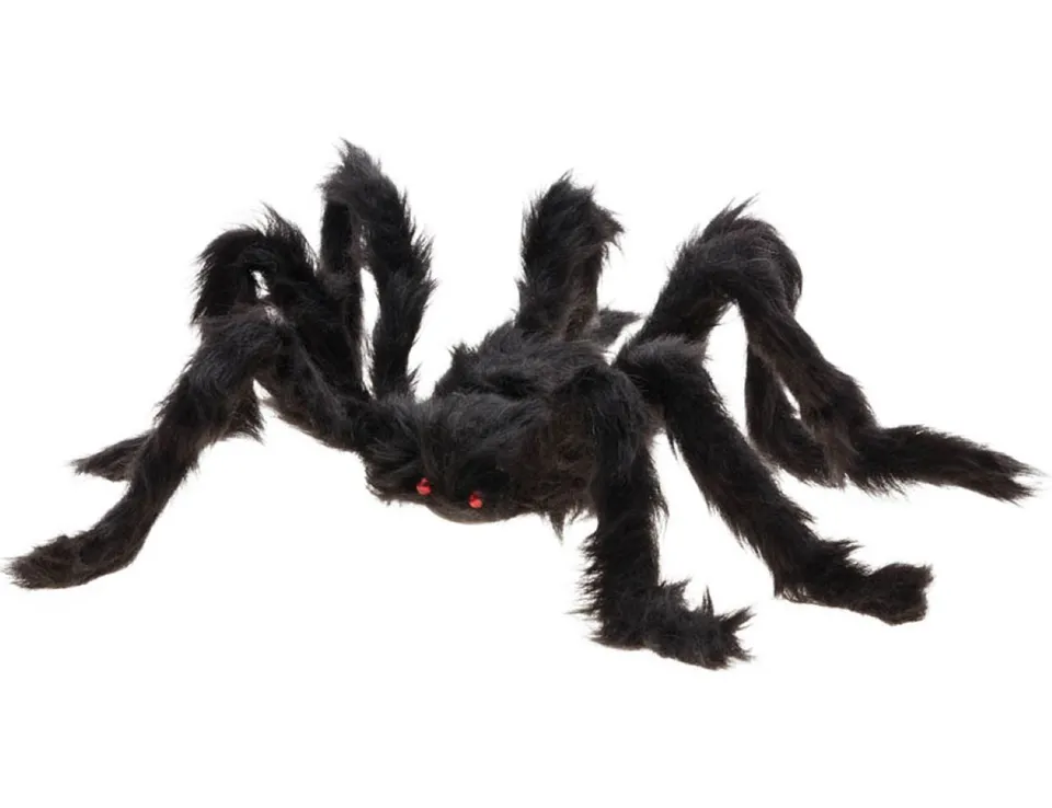 das-kost-mland-haarige-spinne-halloween-deko-50cm image 1
