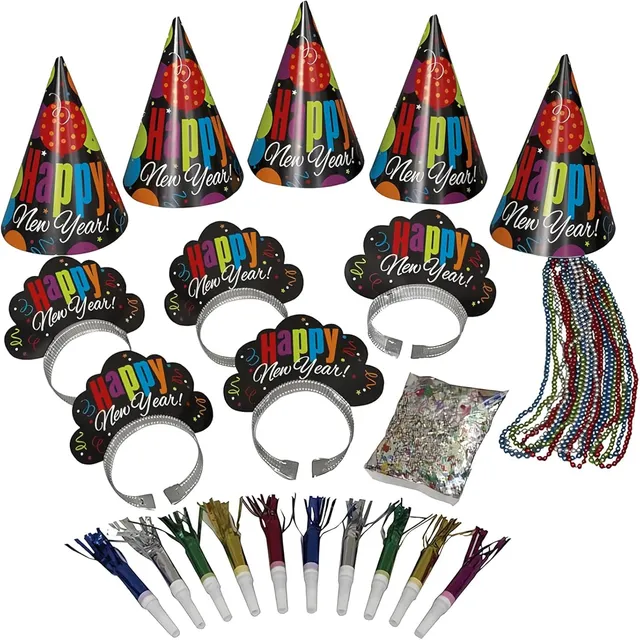 das-kost-mland-party-set-happy-new-year-10-personen-31-tlg image 1