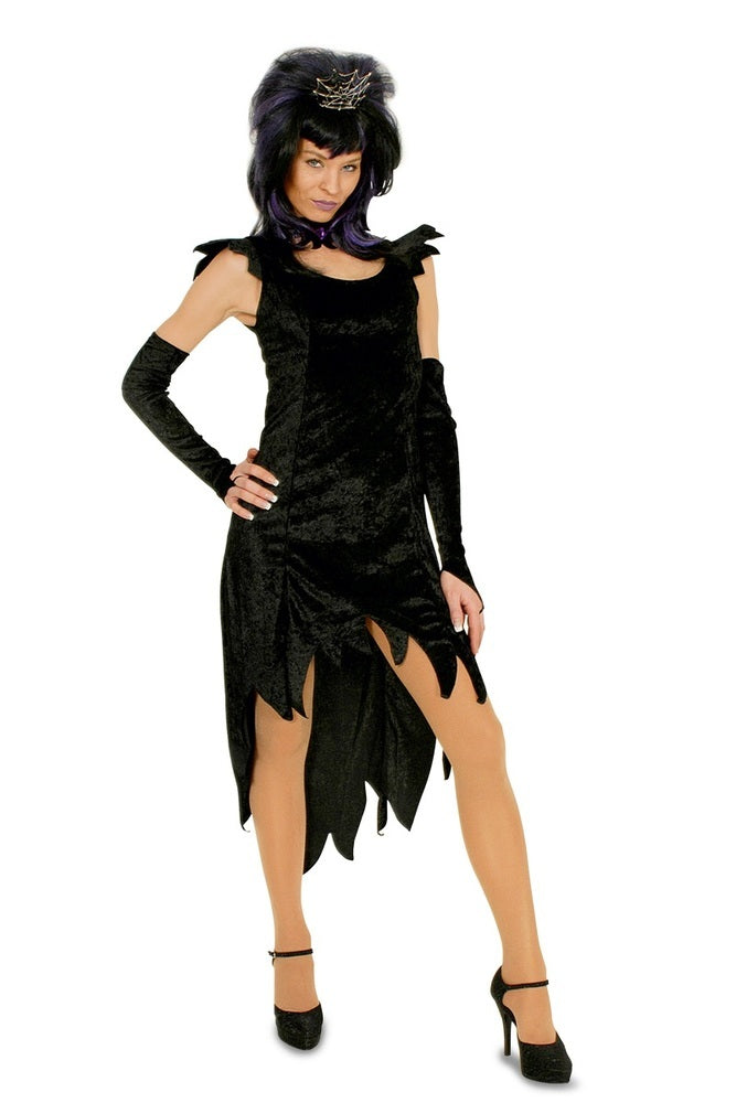 das-kost-mland-damen-hexenkost-m-lahja-schwarz-minikleid-gr-36-38 image 3