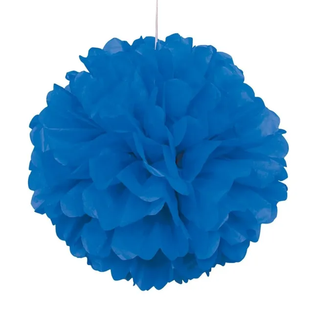 das-kost-mland-wabenball-fluffy-40-cm-royalblau-papier image 1