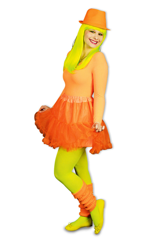 neon-petticoat-uv-orange-t-llrock-damen-gr-36-46 image 1
