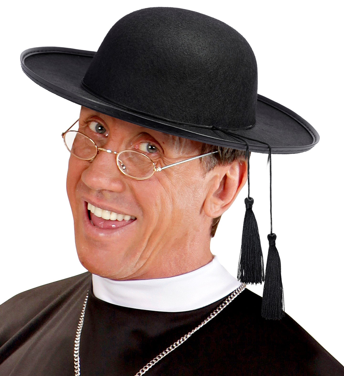 priester-hut-filz-schwarz-einheitsgr-e-kost-m image 2