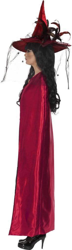 das-kost-mland-lady-cape-satin-rot-schwarz-deluxe-kost-m-wendbar image 2