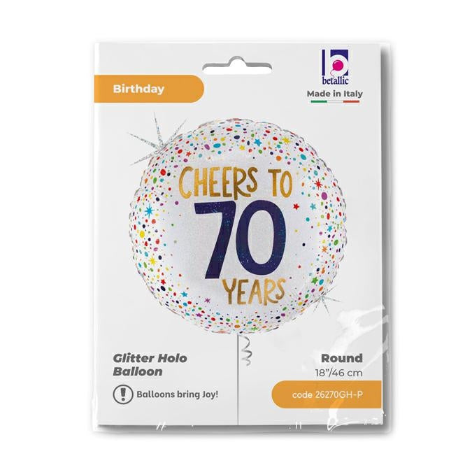 grabo-cheers-to-70-years-folienballon-46-cm image 2