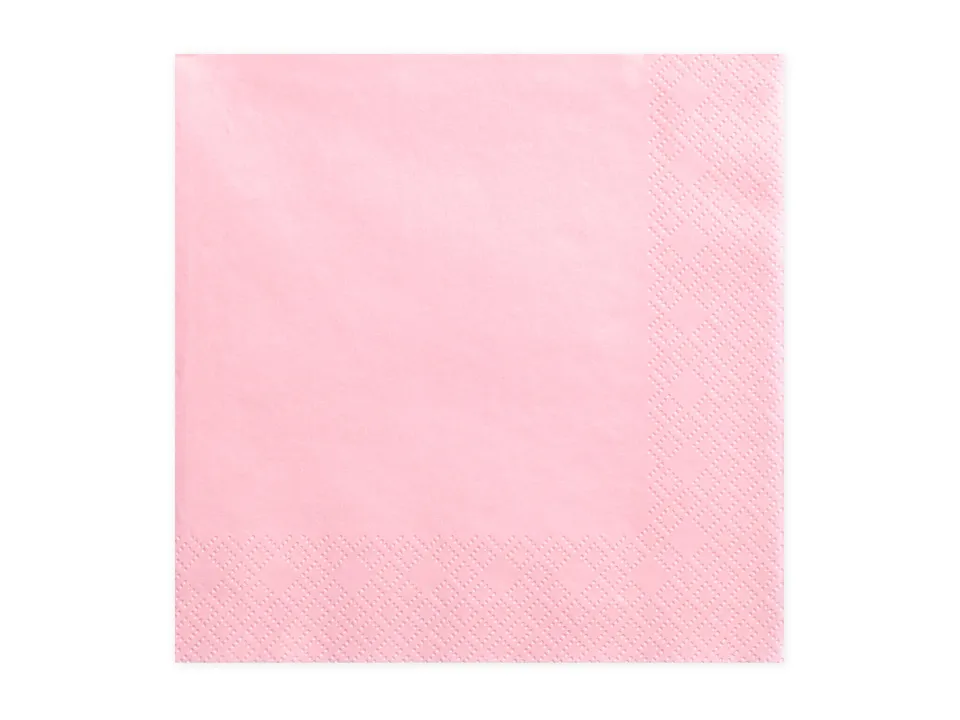 das-kost-mland-servietten-uni-20-stk-33x33-cm-rosa image 1