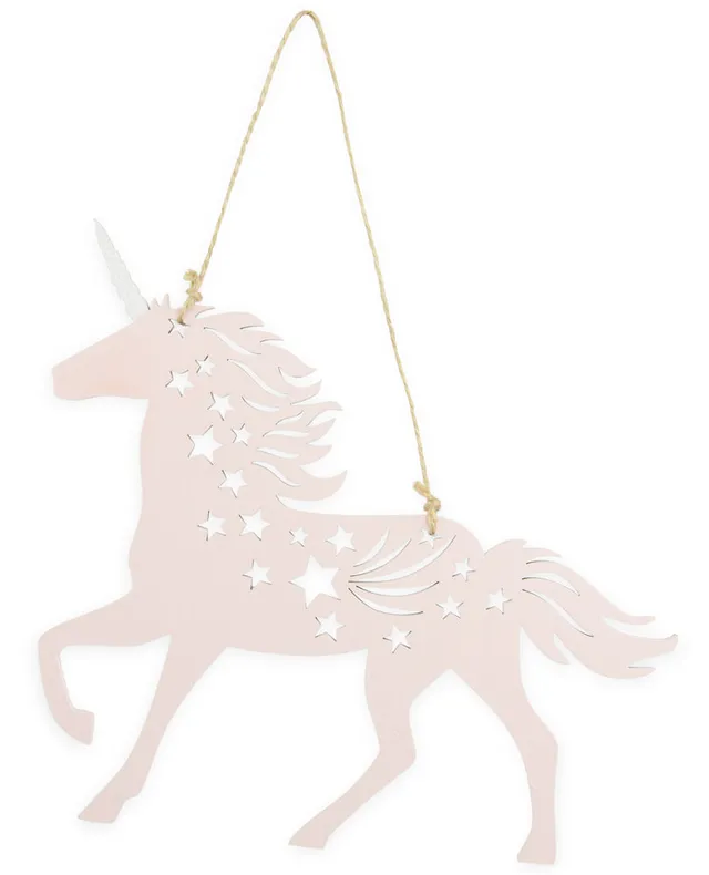 riffelmacher-einhorn-dekofigur-zum-h-ngen-rosa-21-cm image 1