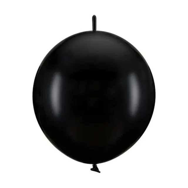 das-kost-mland-latexballon-verbindungsballon-schwarz-20st image 1