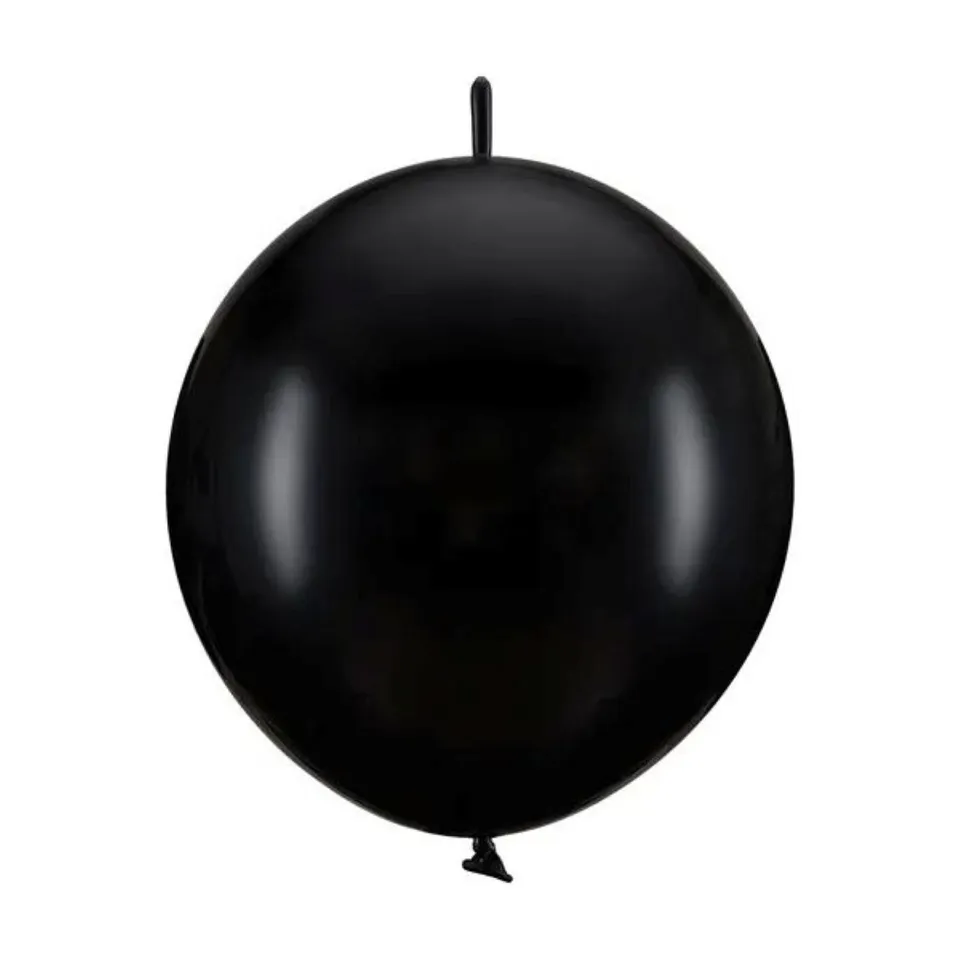 das-kost-mland-latexballon-verbindungsballon-schwarz-20st image 1