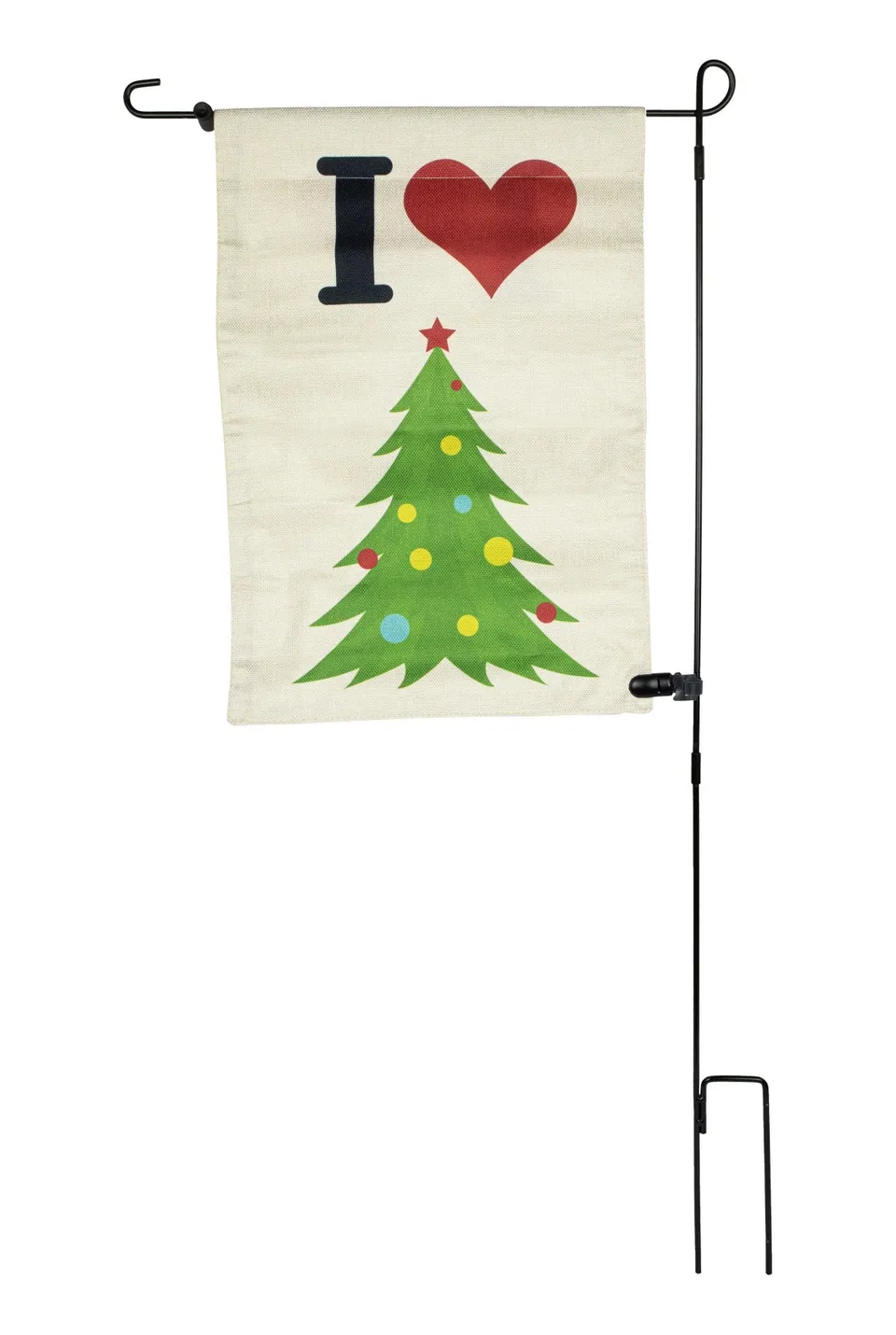 das-kost-mland-gartenfahne-weihnachten-ich-liebe-weihnachten-90-cm image 1