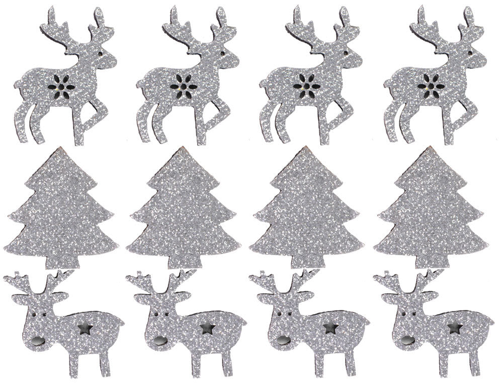 riffelmacher-filz-streudeko-glitter-4-cm-silber-engel-sterne-12-tlg image 8