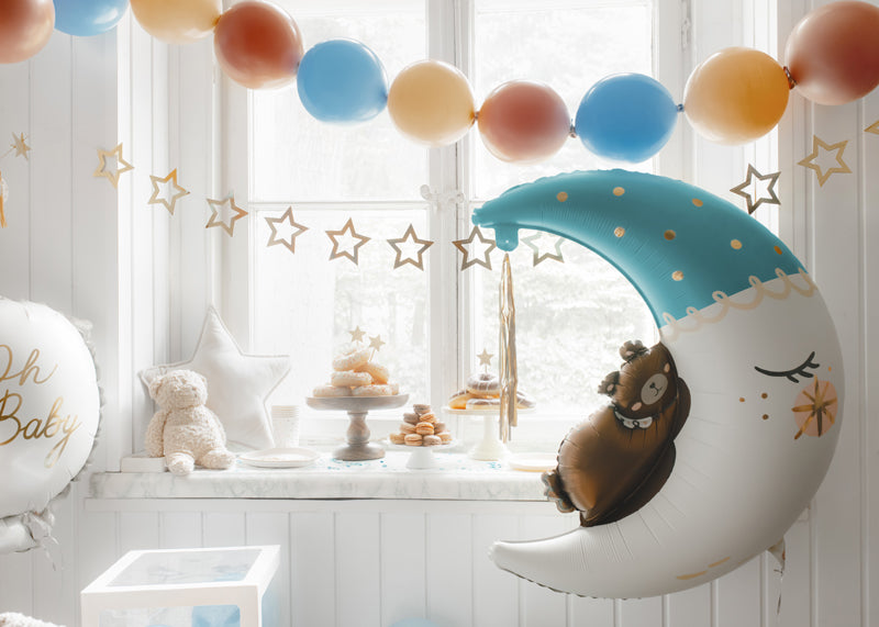 das-kost-mland-dekorationen-shape-folienballon-teddyb-r-mond-blau-80cm image 4