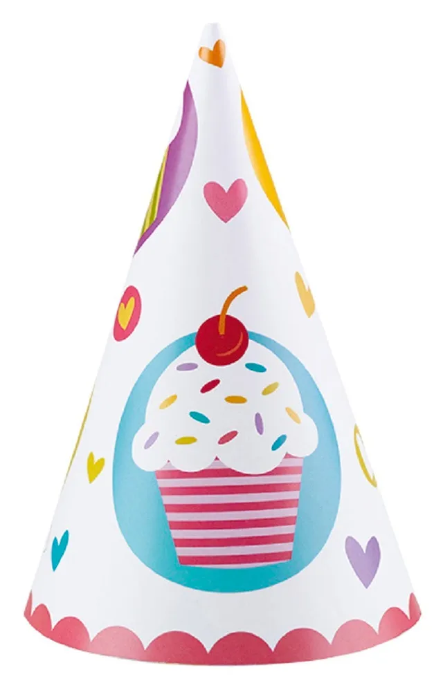 das-kost-mland-deko-cupcake-party-h-tchen-6-stk-bunt image 1