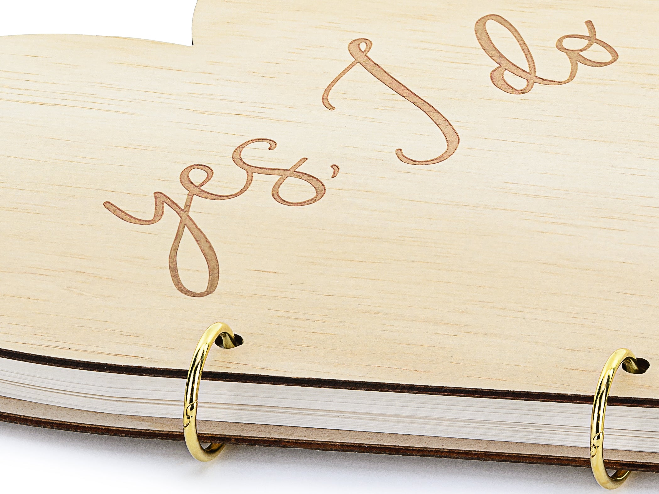 das-kost-mland-yes-i-do-g-stebuch-holz-herz-26-5x25-cm image 2