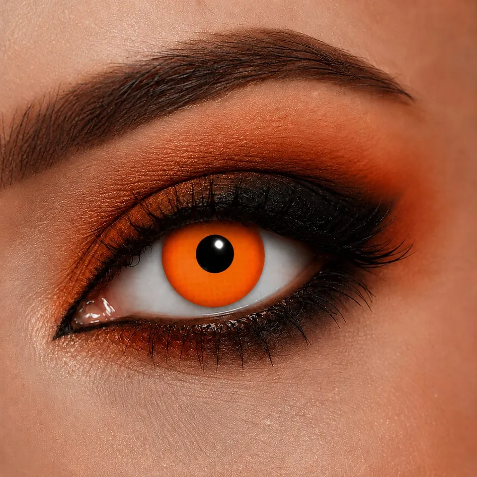one-week-halloween-kontaktlinsen-orange-w51-ohne-st-rke image 1