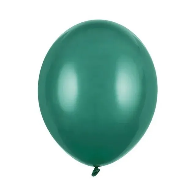 das-kost-mland-luftballon-uni-pastell-bottle-green-30cm-10st image 1