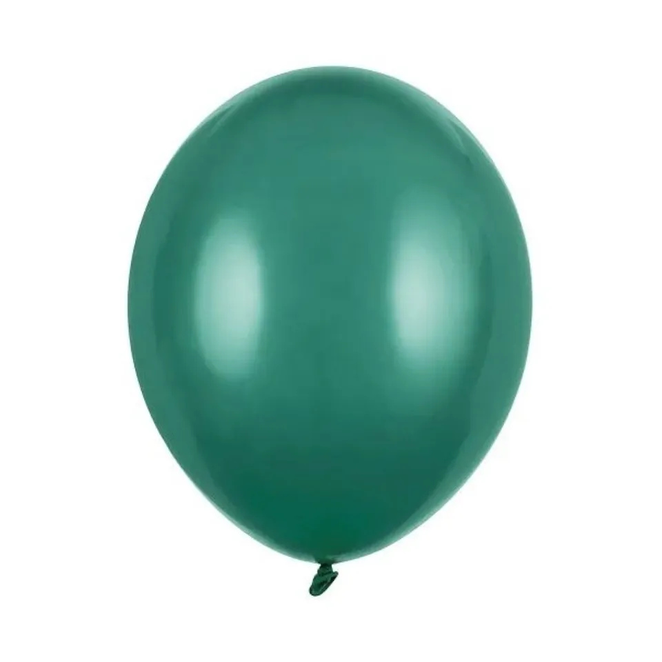 das-kost-mland-luftballon-uni-pastell-bottle-green-30cm-10st image 1