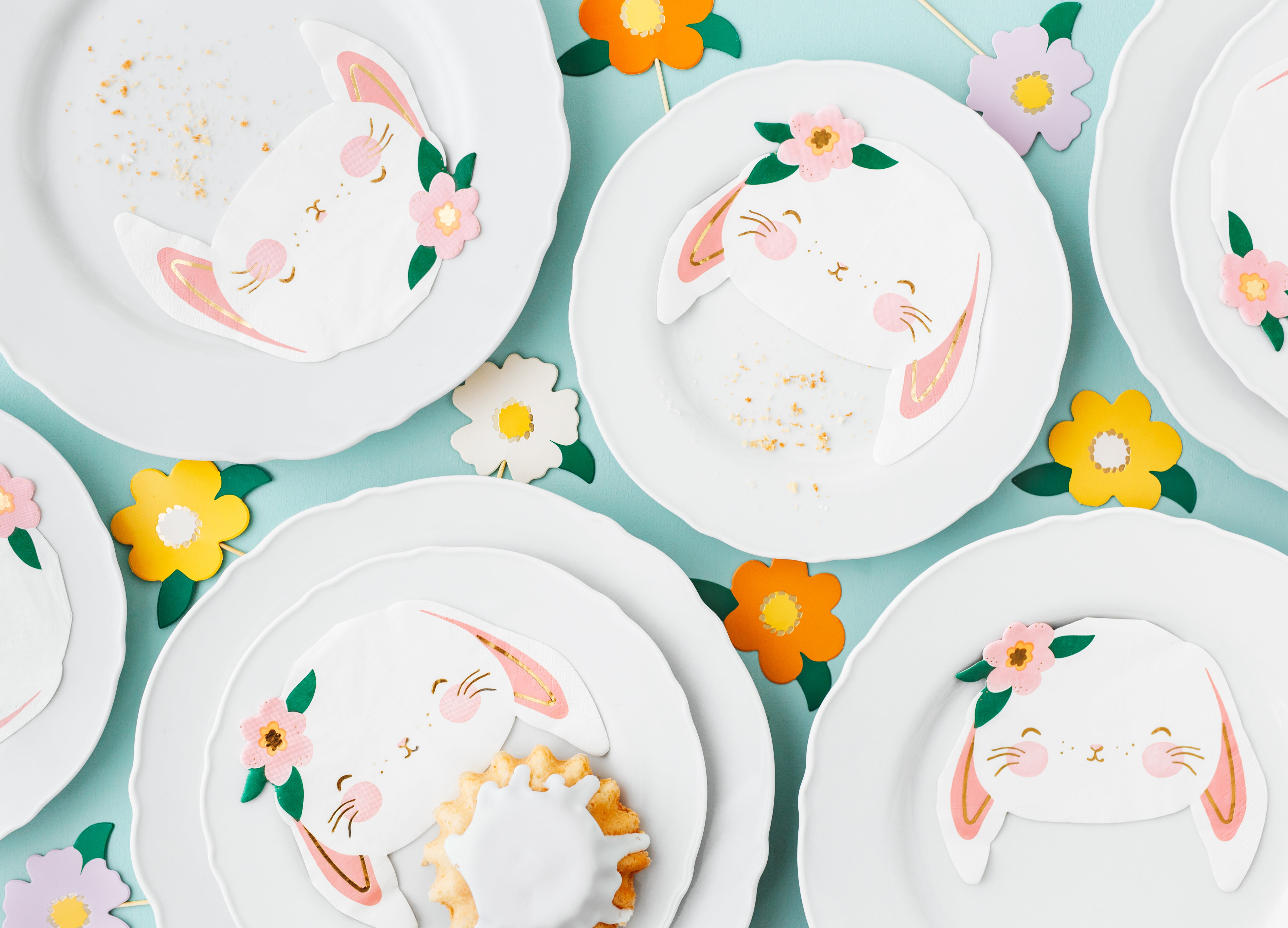 das-kost-mland-hase-servietten-partyservietten-20-stk-14x12cm image 2