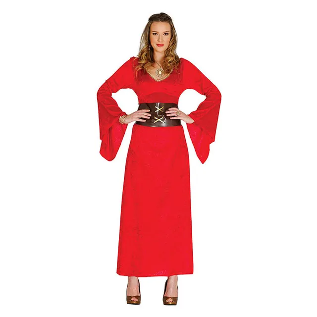 das-kost-mland-lady-k-nigin-kost-m-kleid-rot-schwarz-gr-42-44 image 1