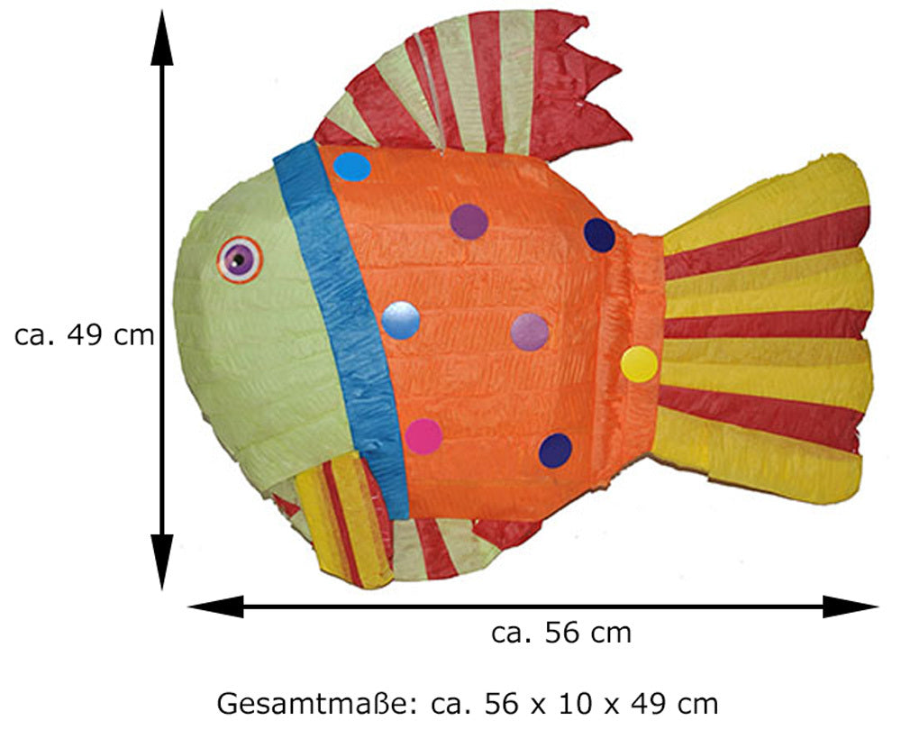 das-kost-mland-regenbogen-fisch-pinata-59x45x10cm-bef-llbar image 2